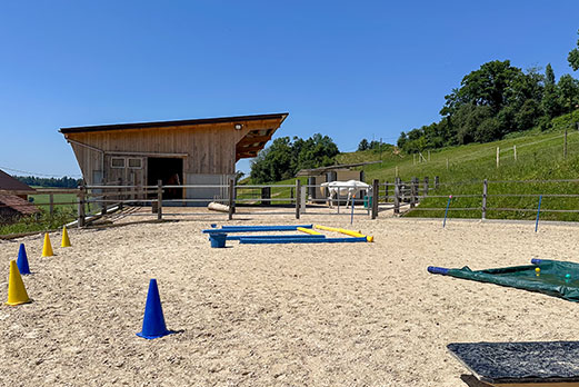 Reitgebiet und Weiden beim Stall Eichhof - Eindrücke 2